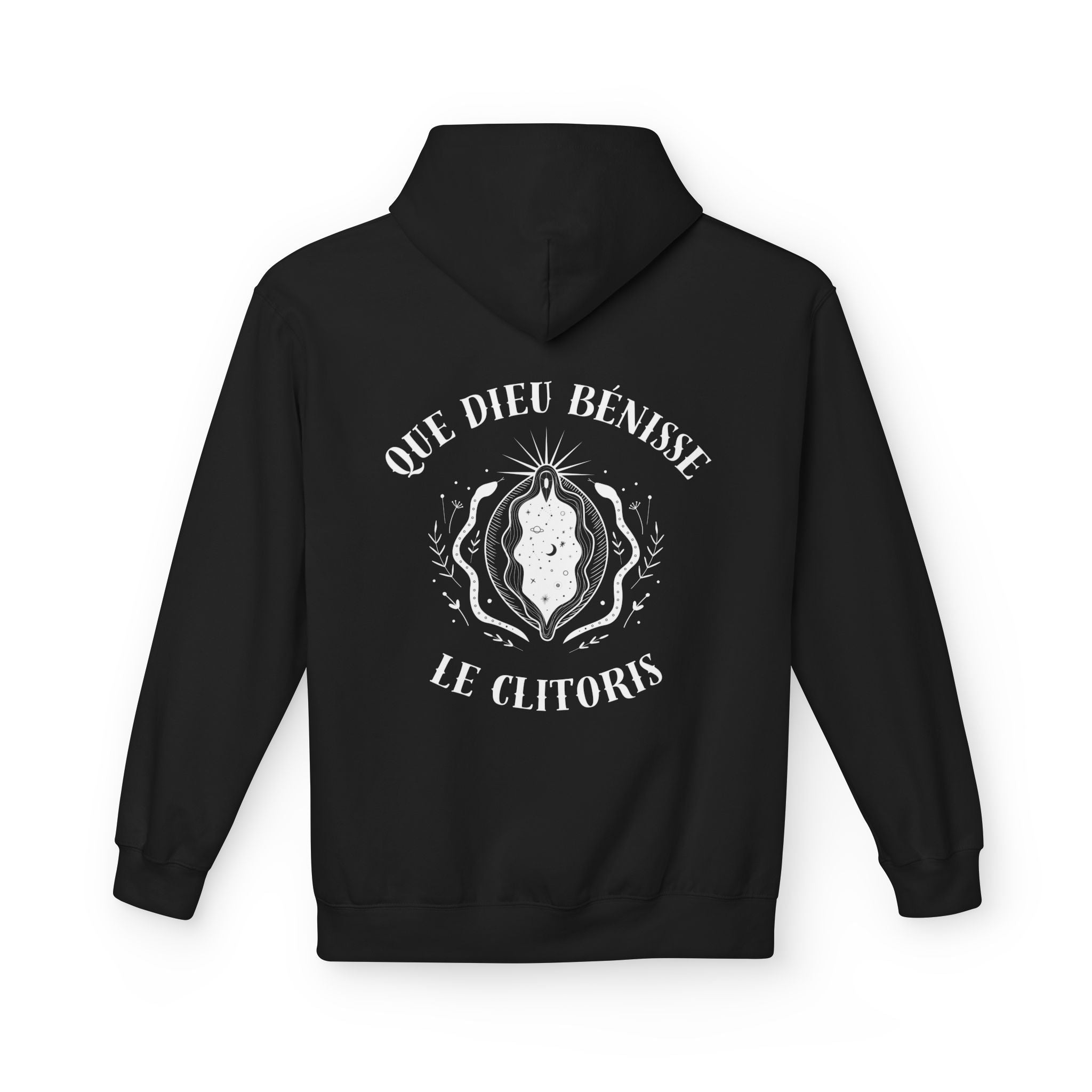 Que Dieu Bénisse le Clitoris Hoodie