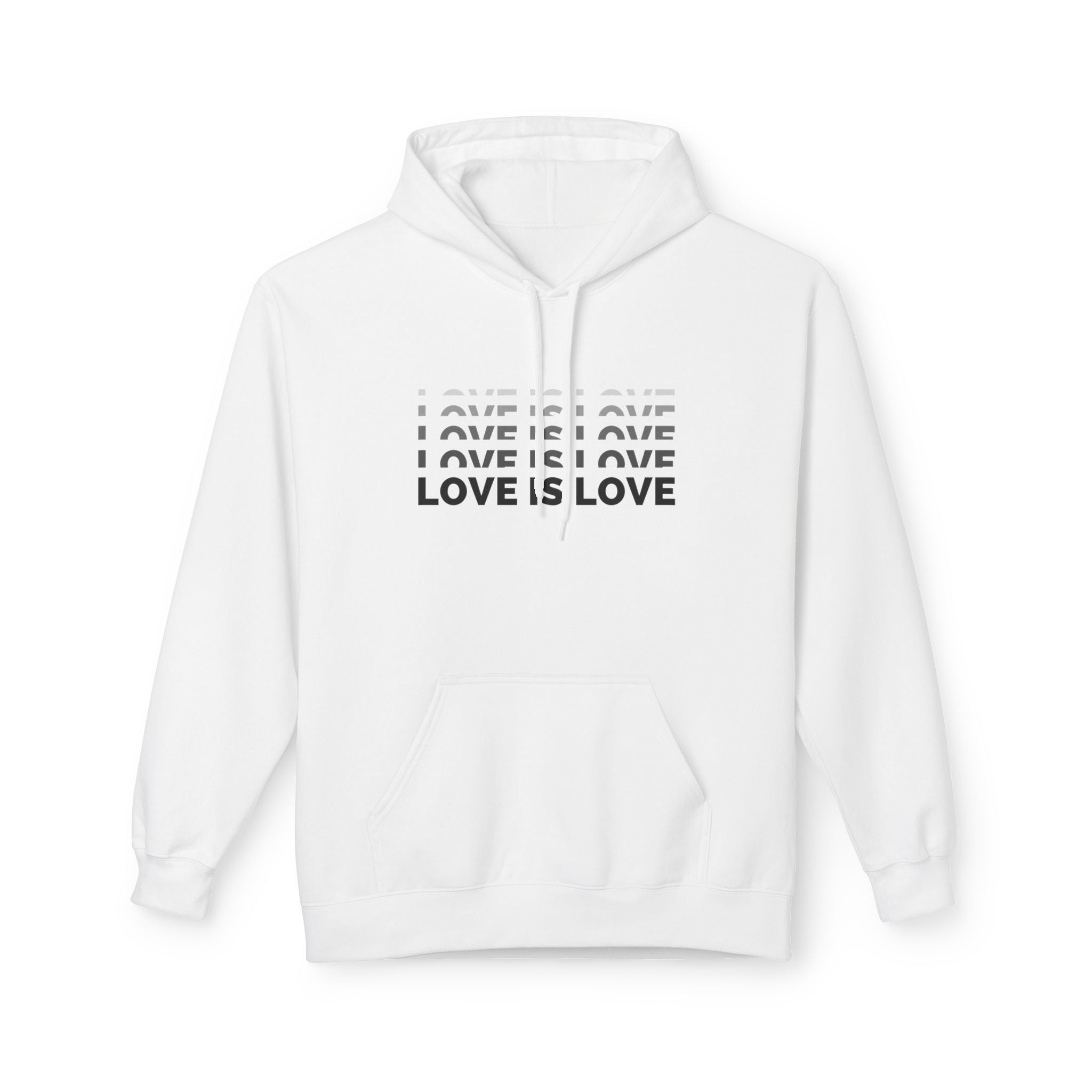 Love Is Love Fading Hoodie
