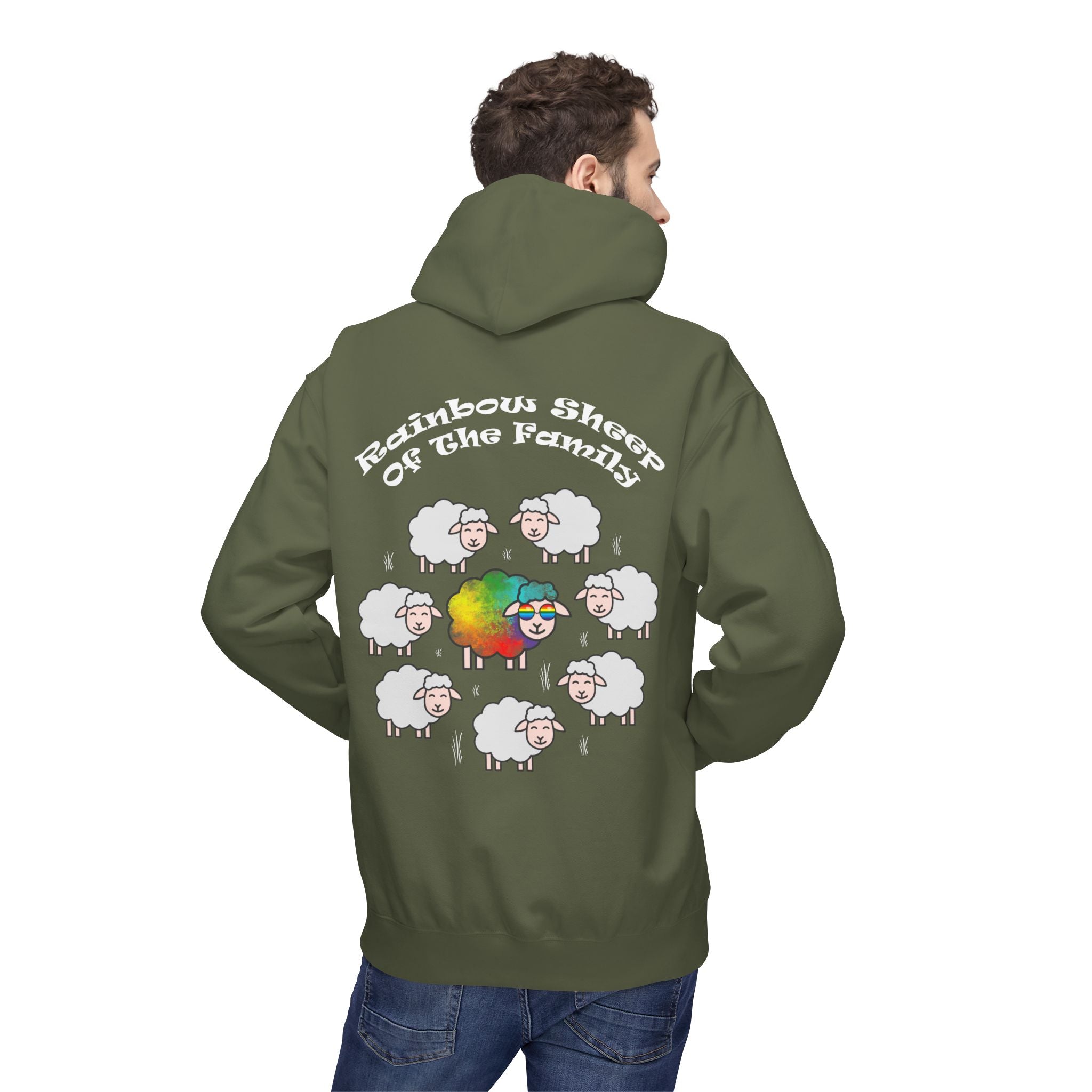 Rainbow Sheep Hoodie