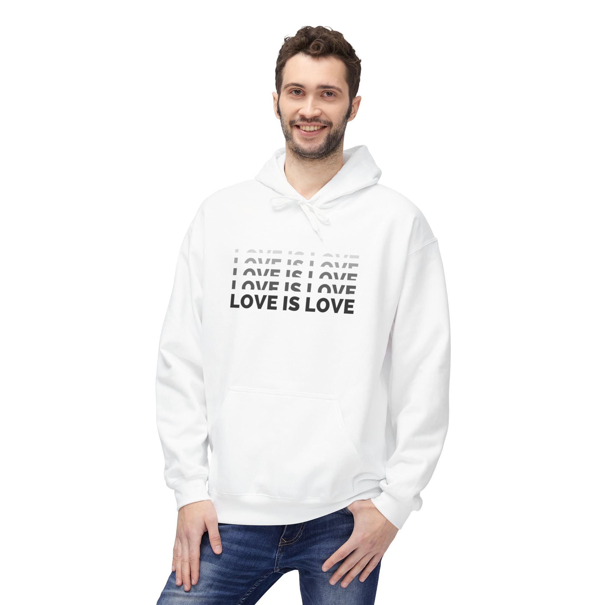 Love Is Love Fading Hoodie
