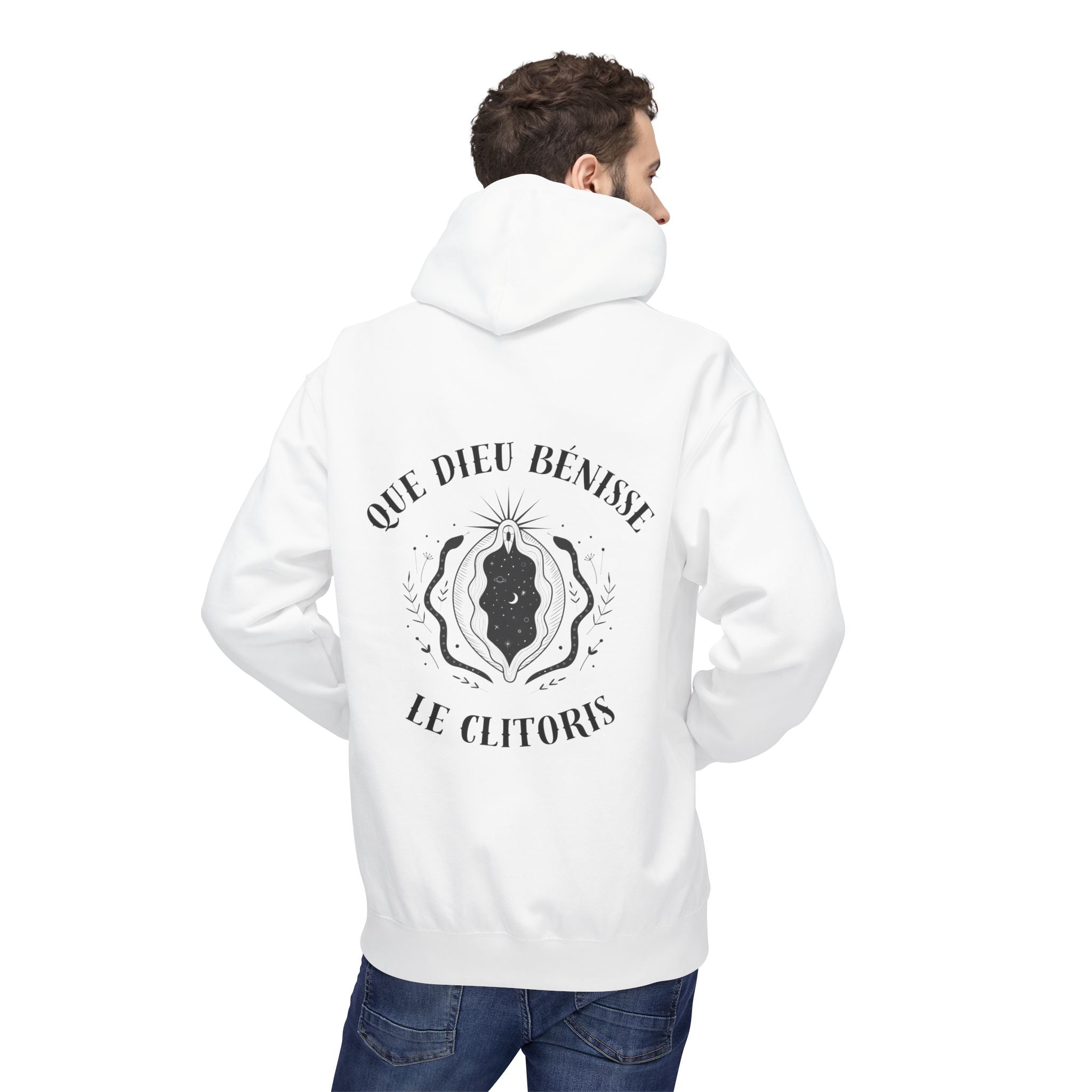 Que Dieu Bénisse le Clitoris Hoodie
