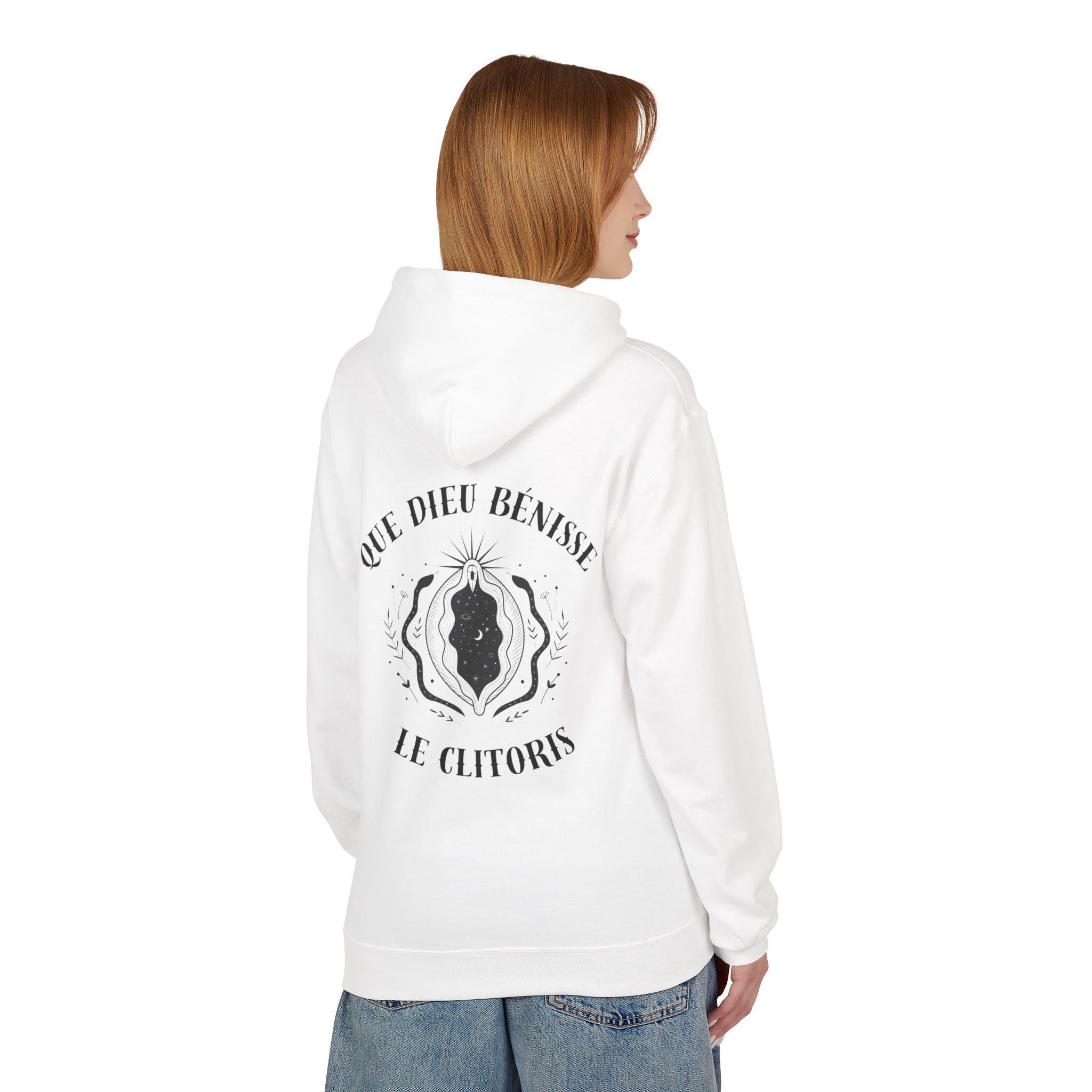 Que Dieu Bénisse le Clitoris Hoodie