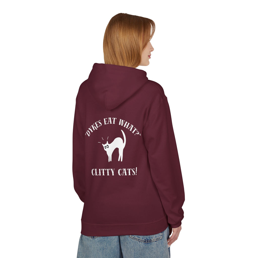 Dykes Eat What? Clitty Cats! Hoodie