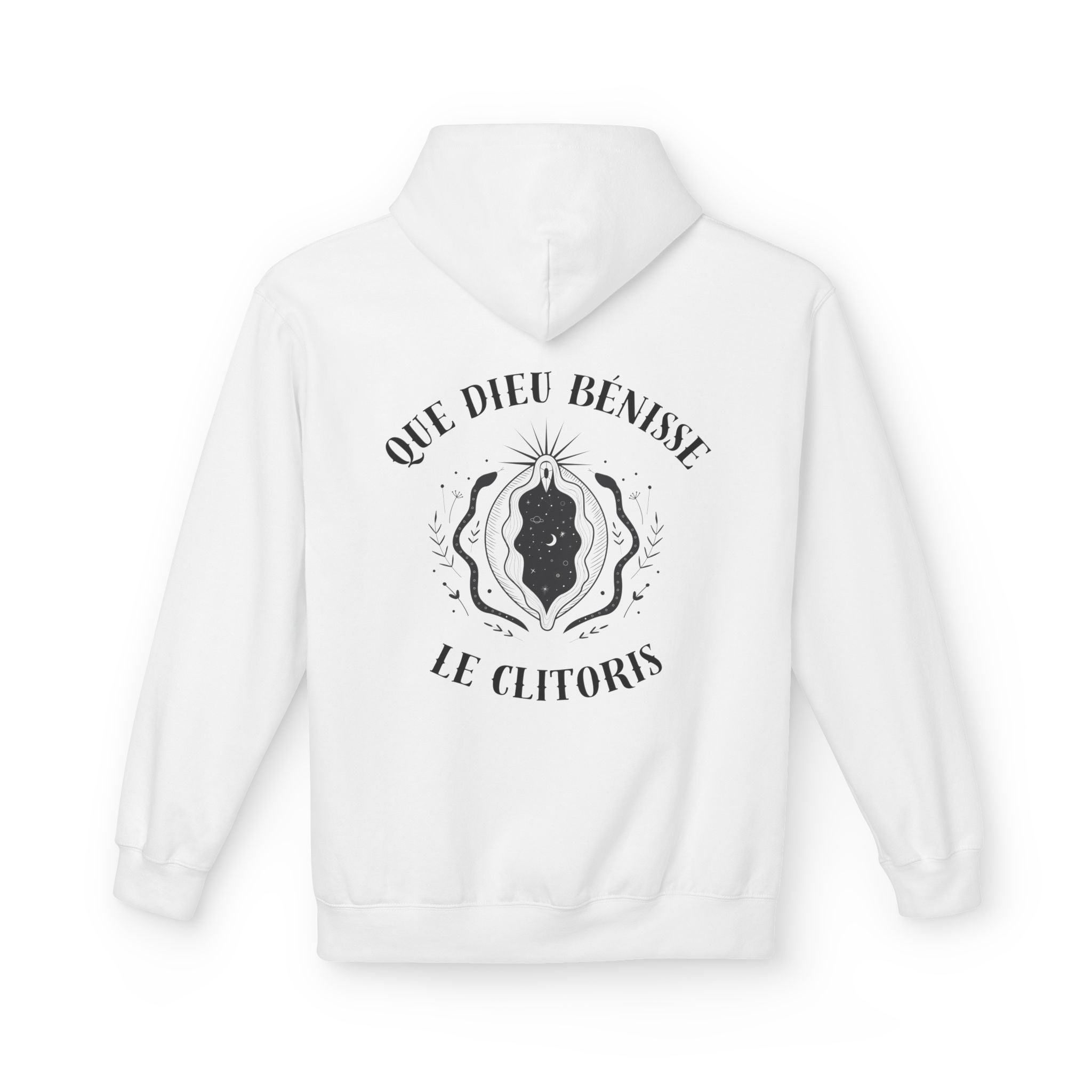 Que Dieu Bénisse le Clitoris Hoodie