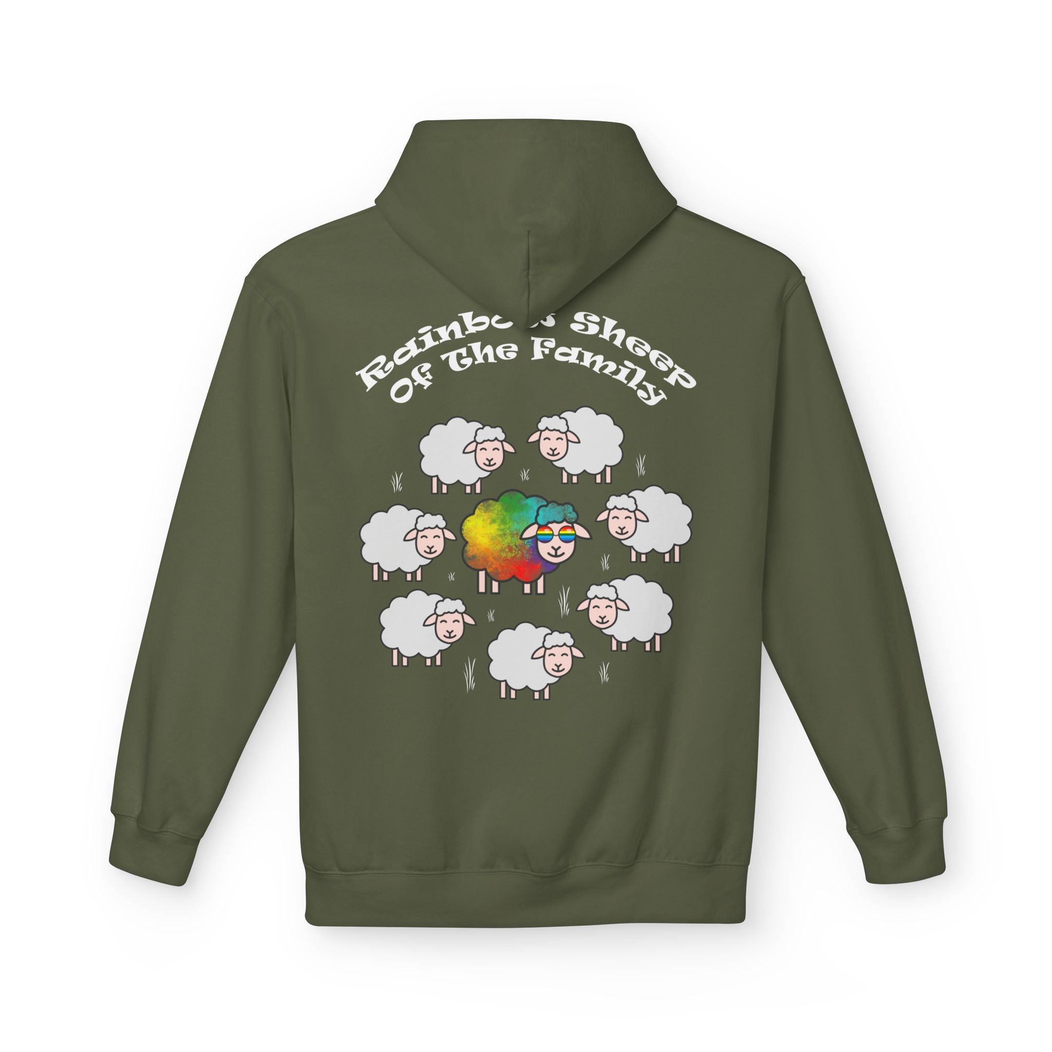 Rainbow Sheep Hoodie