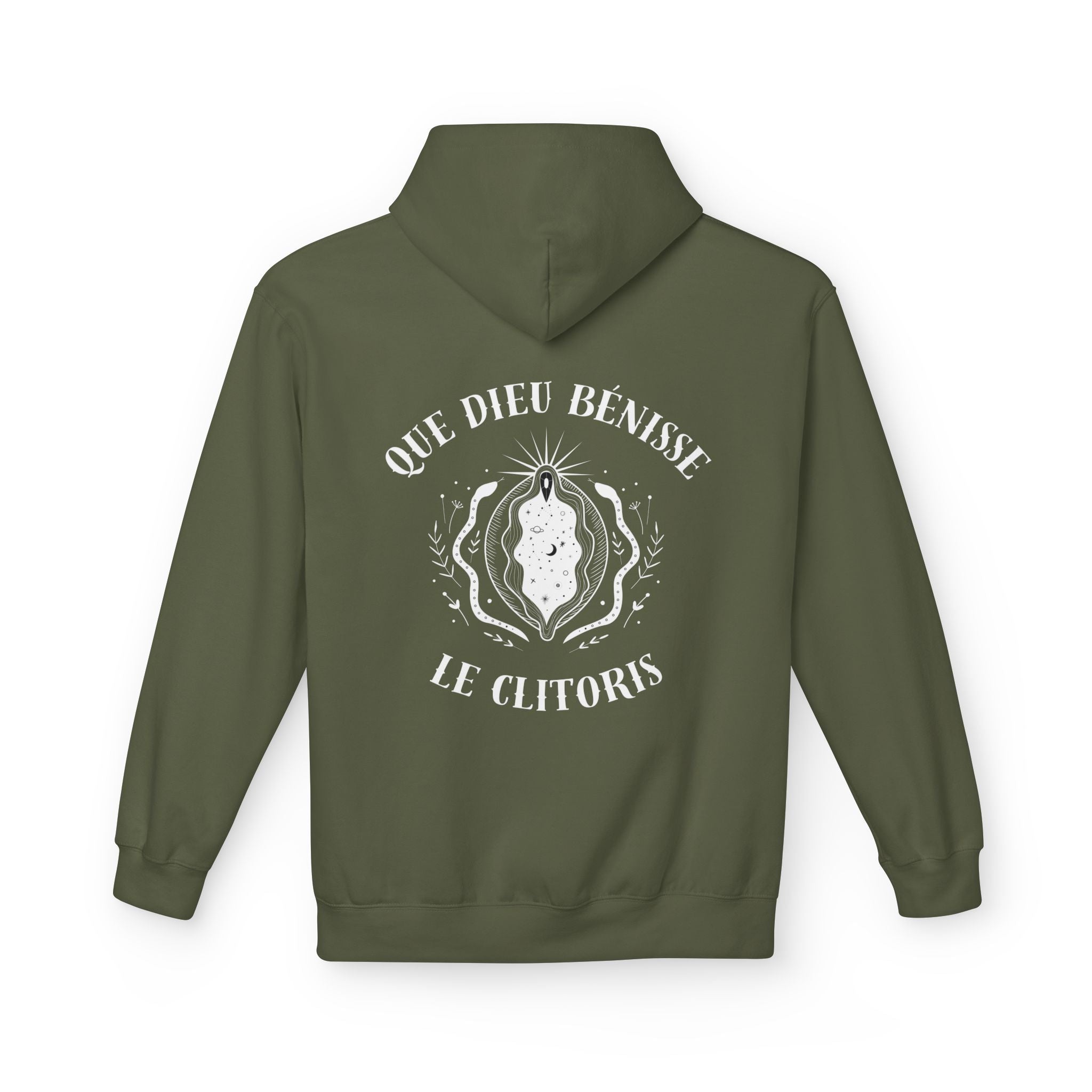 Que Dieu Bénisse le Clitoris Hoodie