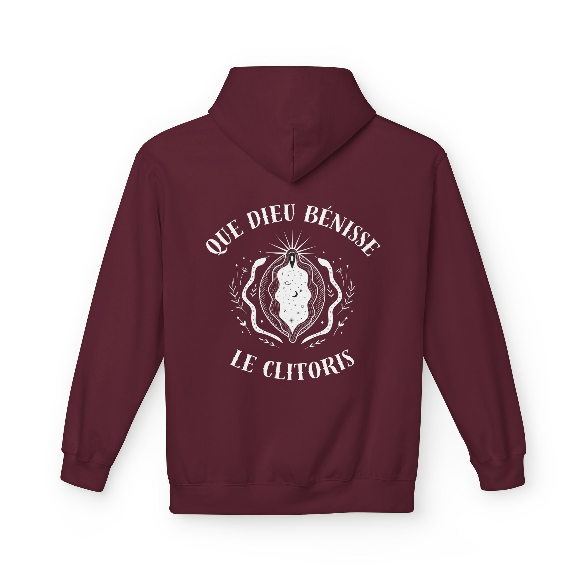 Que Dieu Bénisse le Clitoris Hoodie