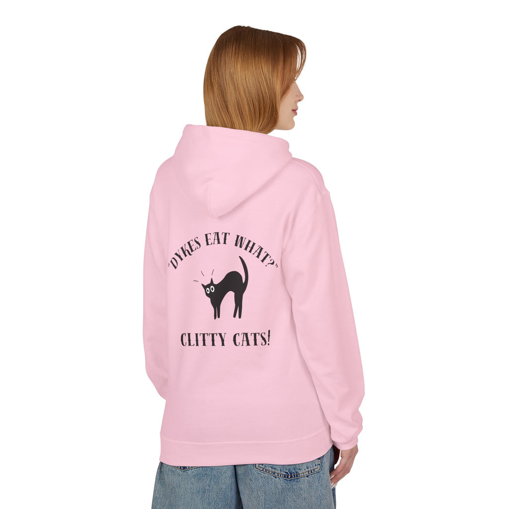 Dykes Eat What? Clitty Cats! Hoodie
