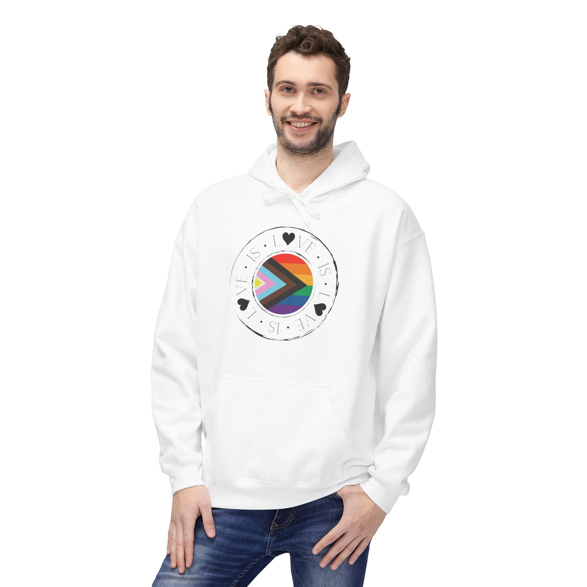 Love Is Love Circle Hoodie