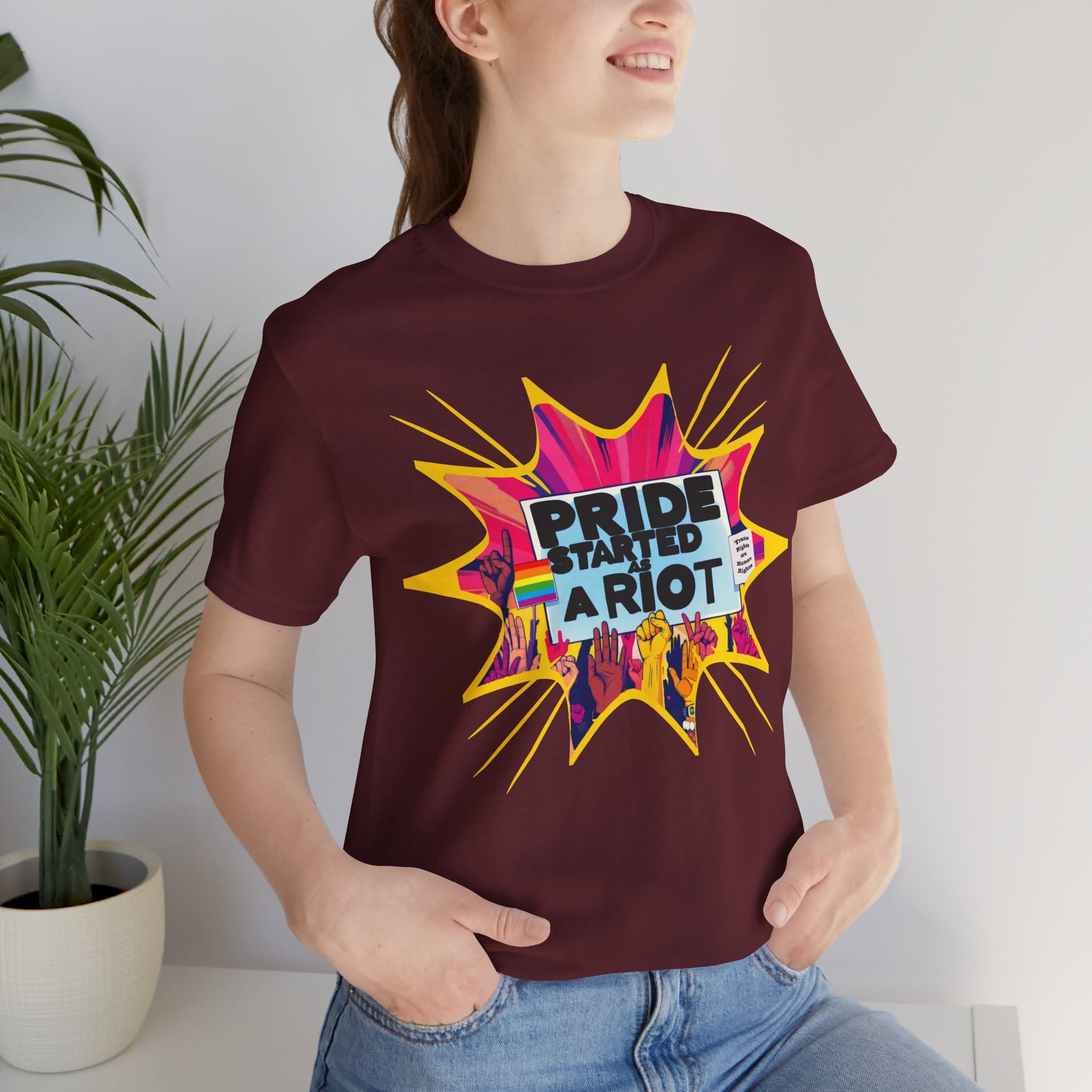 Pride Started a Riot Tee