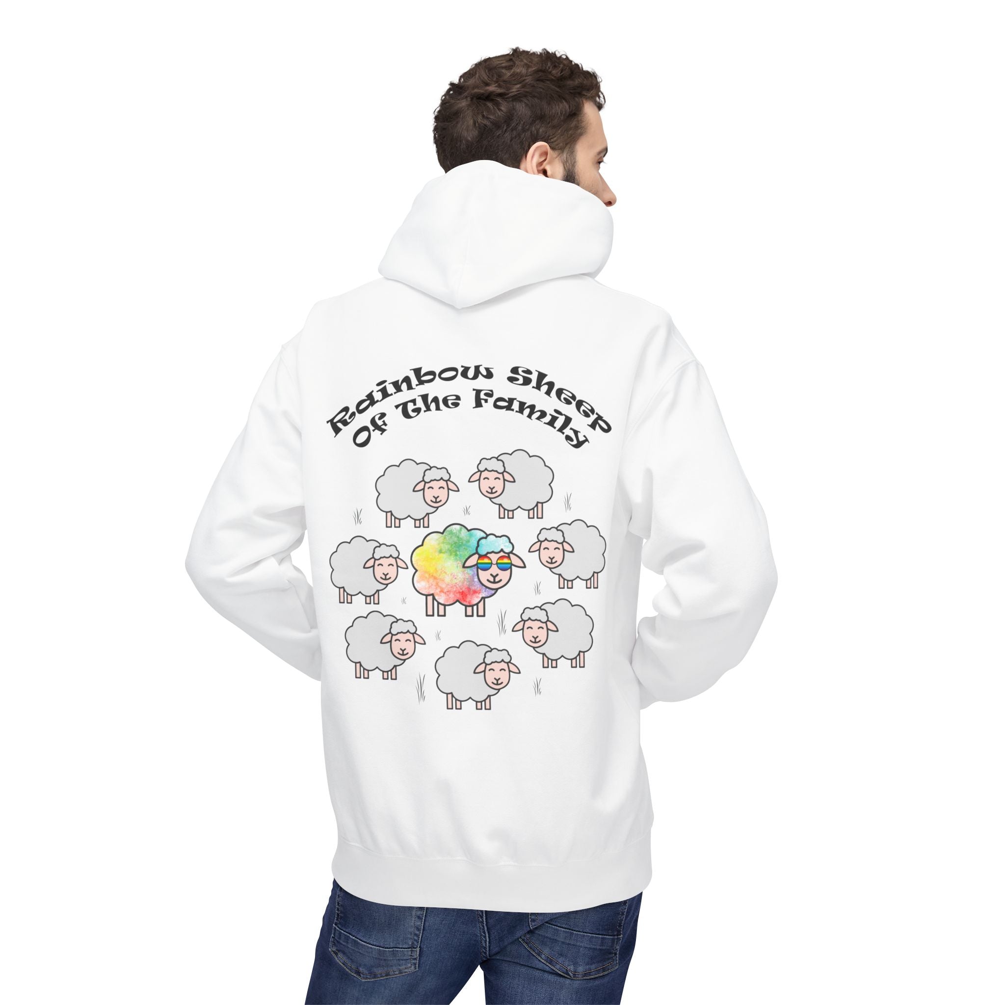 Rainbow Sheep Hoodie
