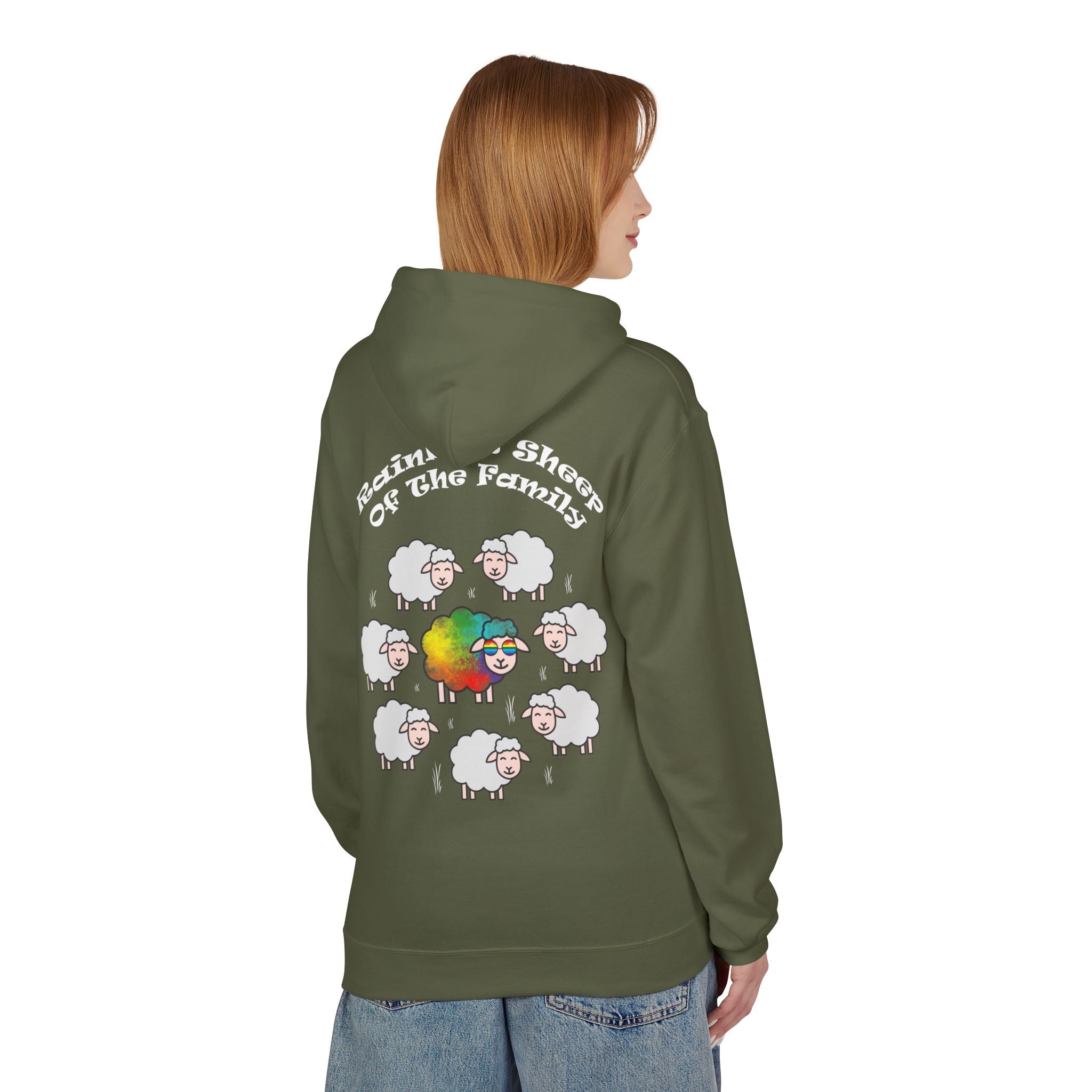 Rainbow Sheep Hoodie