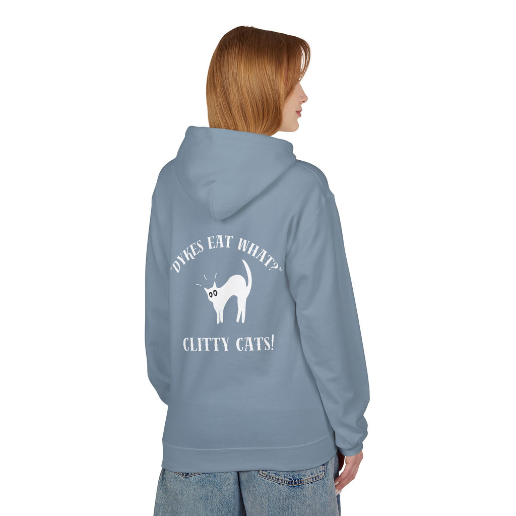 Dykes Eat What? Clitty Cats! Hoodie
