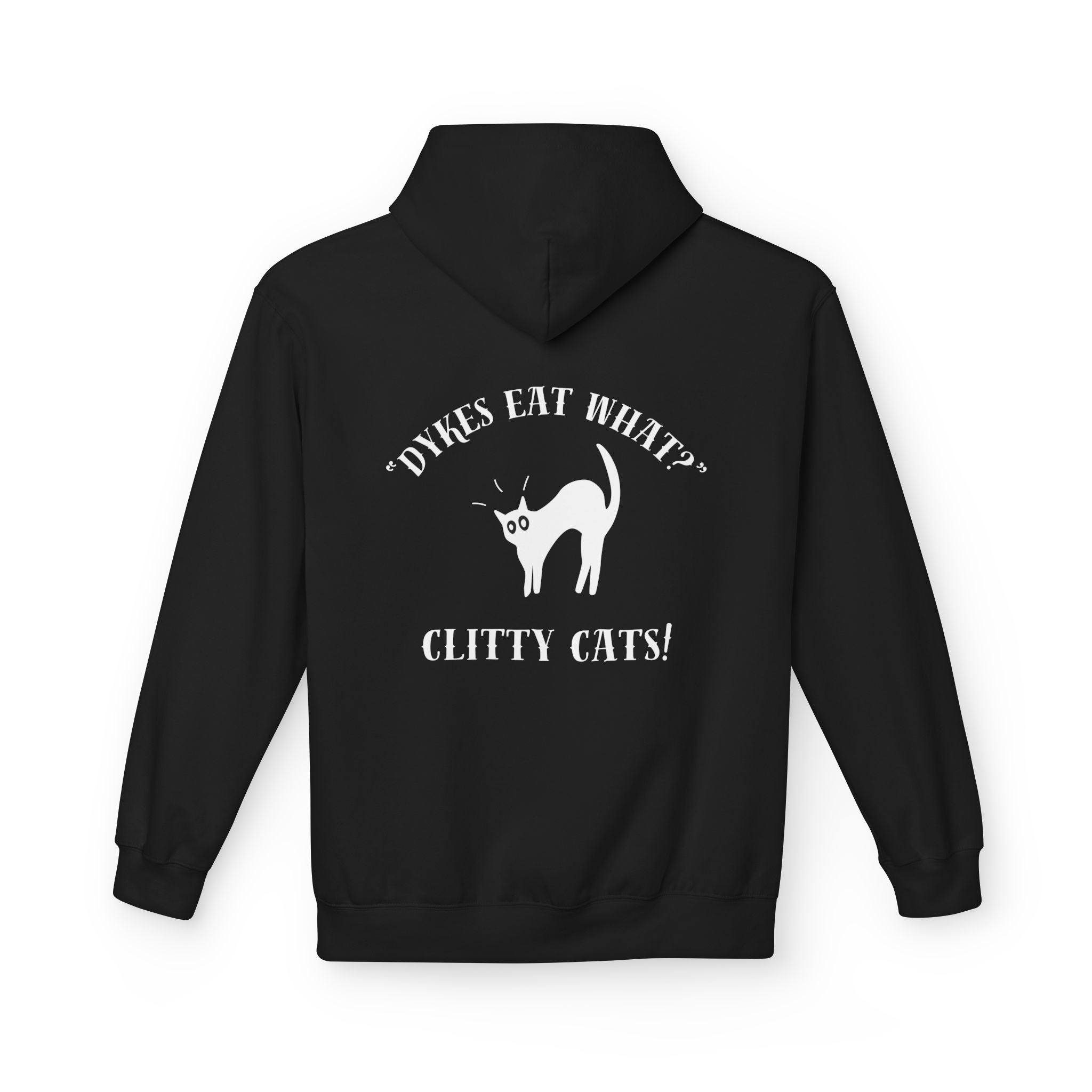 Dykes Eat What? Clitty Cats! Hoodie