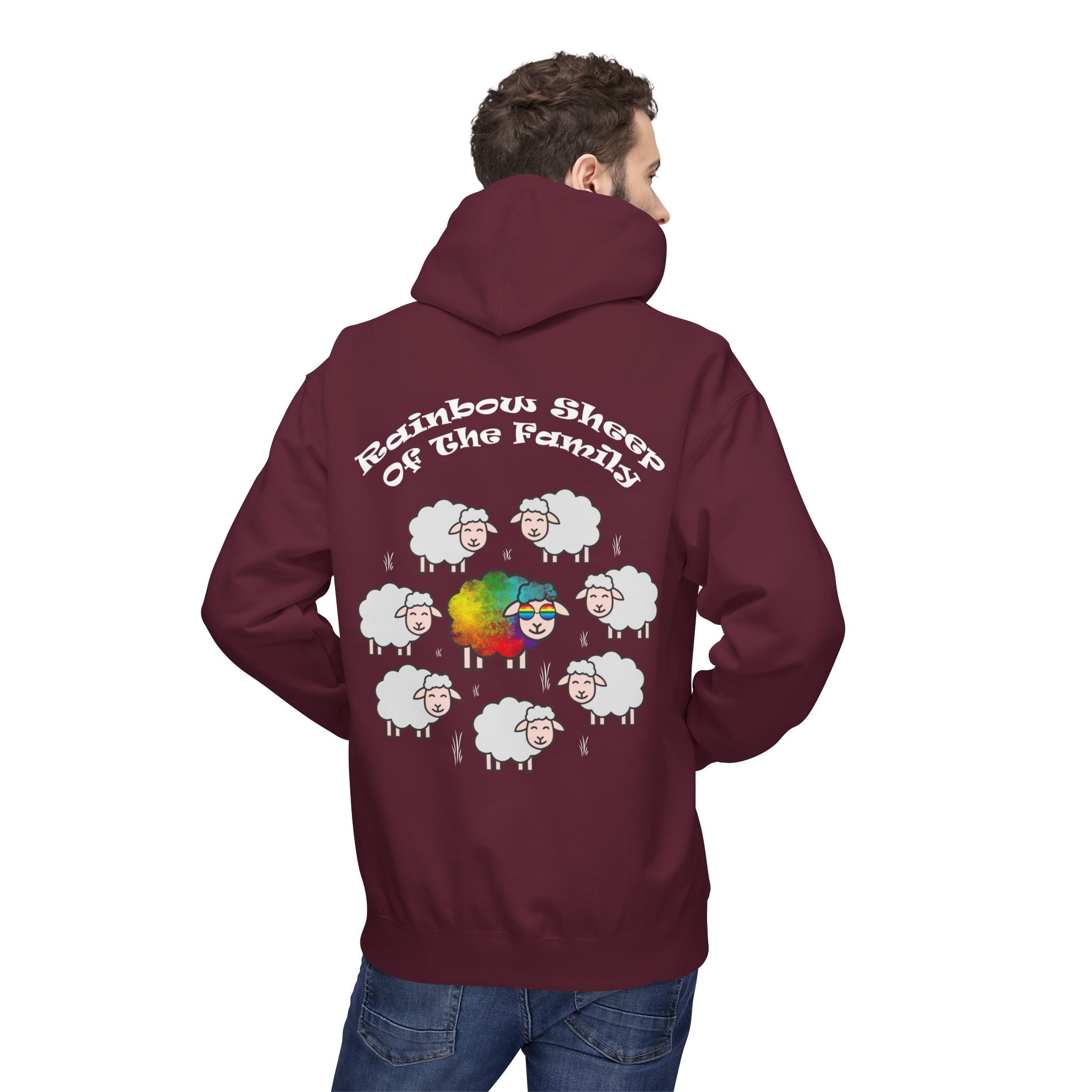 Rainbow Sheep Hoodie