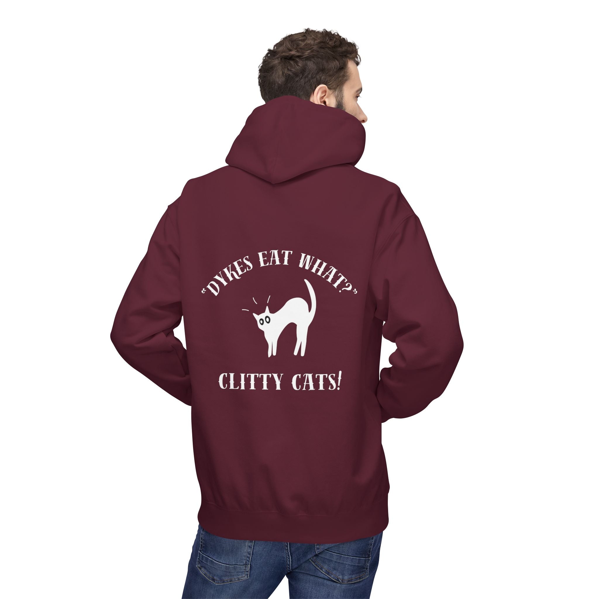 Dykes Eat What? Clitty Cats! Hoodie