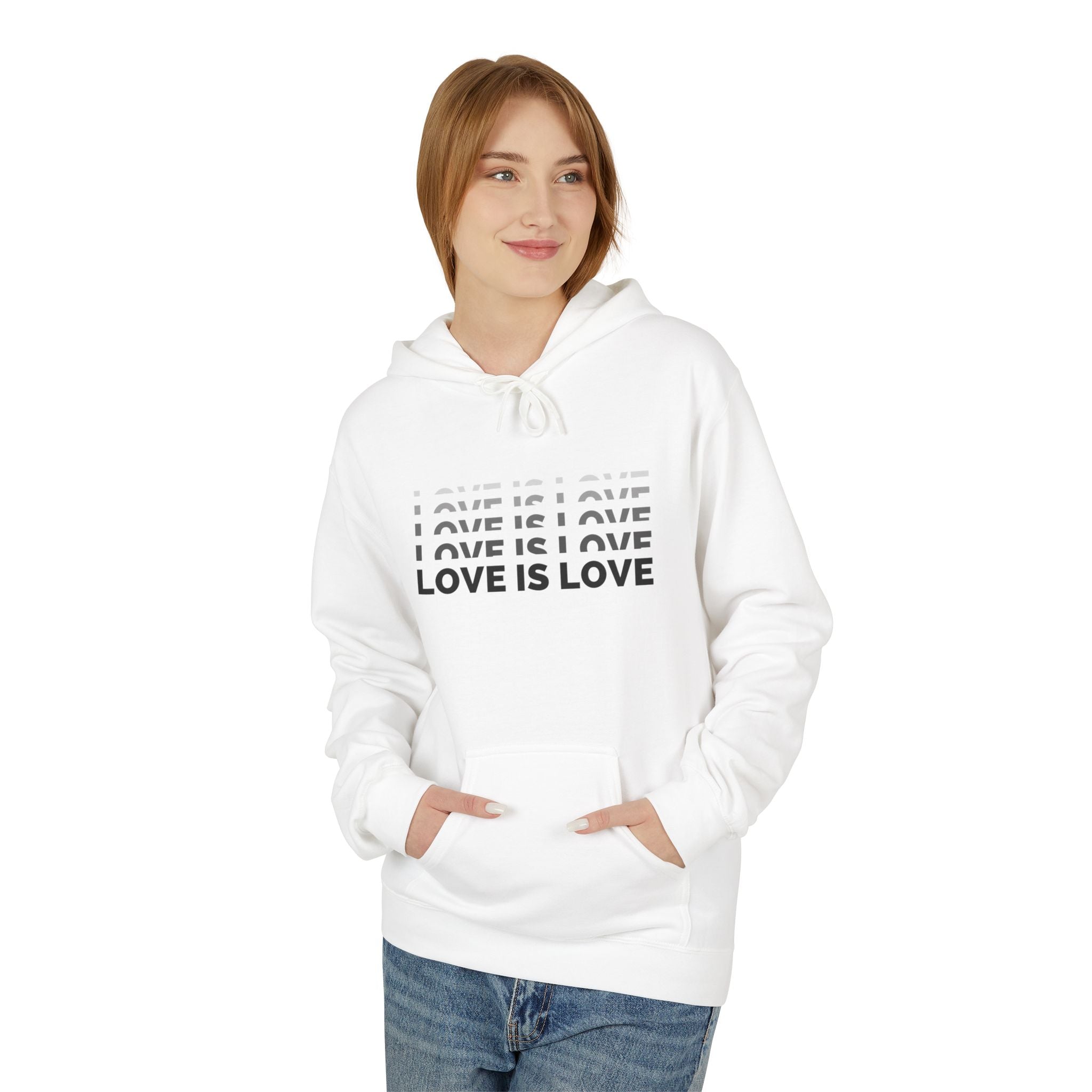 Love Is Love Fading Hoodie